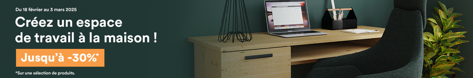 Créez un espace de travail à la maison