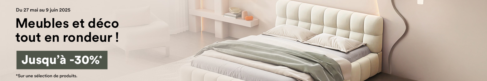 Meubles et déco tout en rondeur ! 