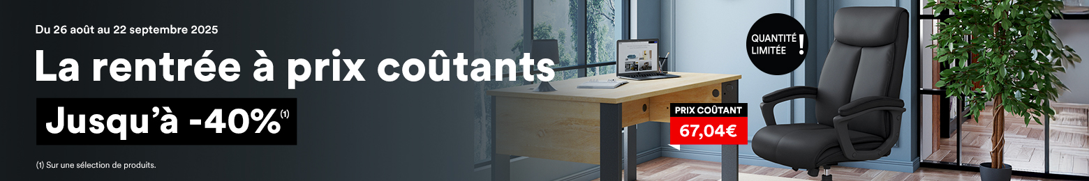 La rentrée à prix coûtants