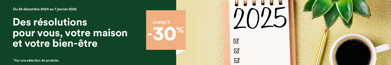 Des résolutions pour vous, votre maison et votre bien-être