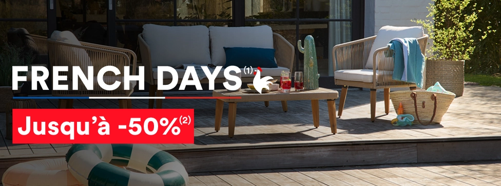 French Days Jusqu'à -50%