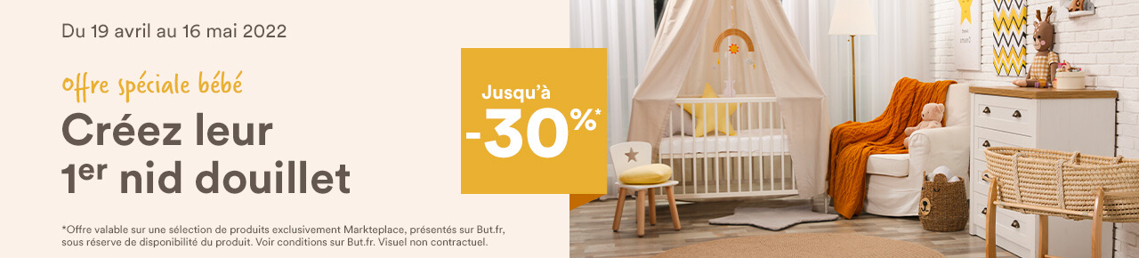 Spécial puériculture : jusqu'à -30%