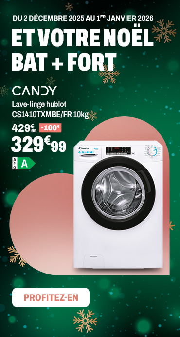 CANDY Lave linge hublot CS1410TXMBE/FR 10kg