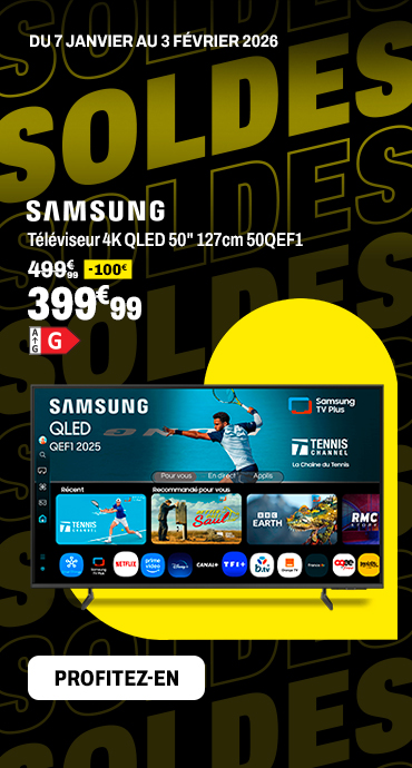  Téléviseur 4K QLED 50" 127cm 50QEF1