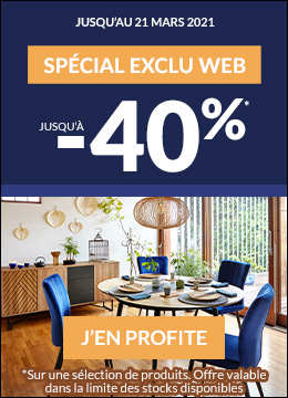 Spécial Exclu Web jusqu'à -40%