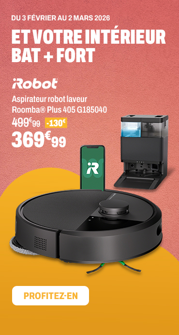 IROBOT Aspirateur robot laveur Roomba® Plus 405 G185040
