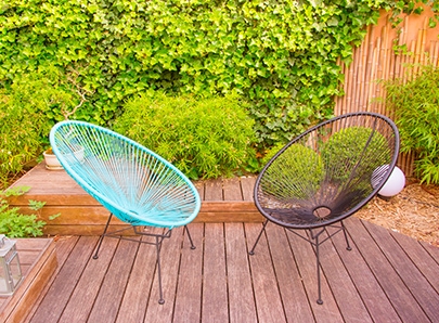 Chaise - Tabouret de jardin