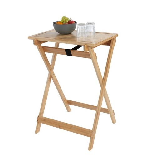 Table Pliante Avec Planche À Découper Wenko Lugo Bois