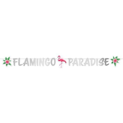 Amscan Guirlande Lettres Flamant Rose 90 Cm