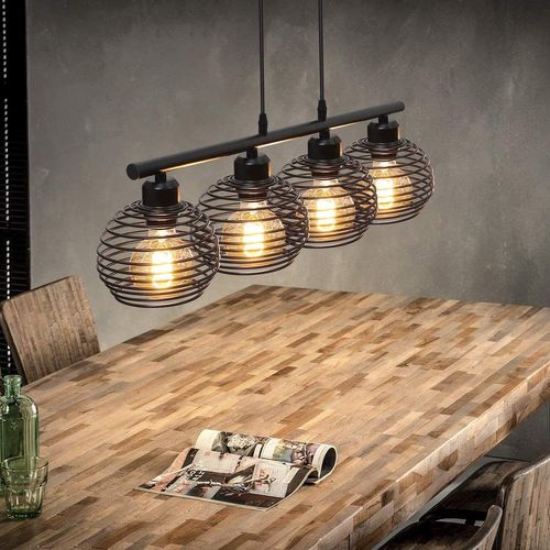 Suspensions Vintage Noire E27 Rétro Sans Ampoule