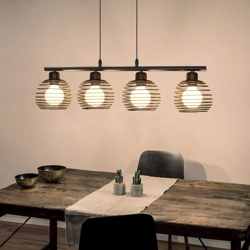 Suspensions Vintage Noire E27 Rétro Sans Ampoule