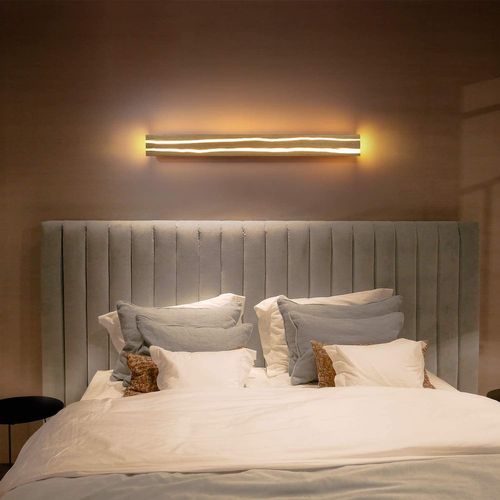 LED Applique Bois 16 W 100 Cm Blanc Chaud  Moderne
