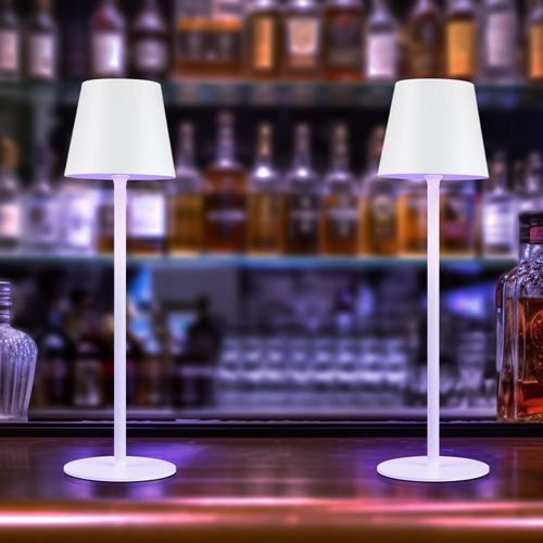 Lot De 2 Lampes De Table Fil LED Rgb Tactile Dimmable Ip54 USB