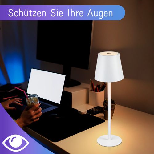 Lot De 2 Lampes De Table Fil LED Rgb Tactile Dimmable Ip54 USB