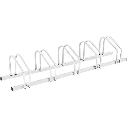 Râtelier 5 Vélo, Support De Rangement Vélo En Acier, Fixation Au Sol Au Mur Pour Extérieur Intérieur