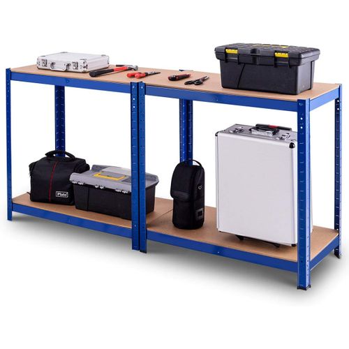 Rayonnage Métallique Etagère De Rangement Capacité De Charge 520kg, 40 X 80 X 160 Cm (bleu)