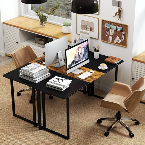 Bureau D'ordinateur 60 X 160 Cm, Bureau D'étude Avec Cadre En Métal,table De Salle à Manger