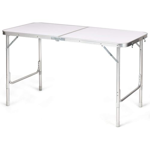 Table De Camping Pliante Table De Jaridn En Aluminium Pliable Et Compacte, Meuble De Jaridn(bleu)