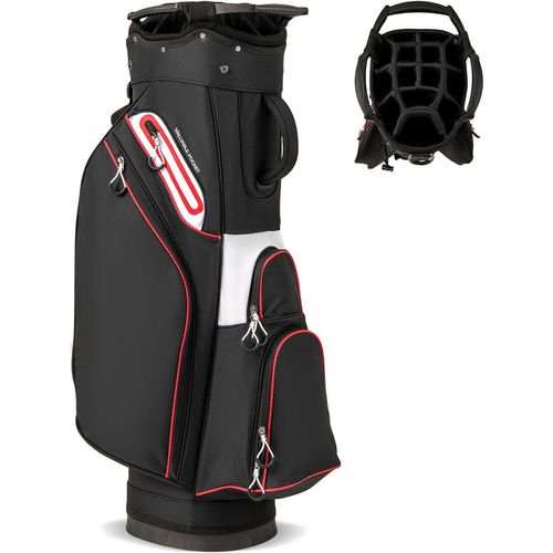 Sac De Golf Avec 14 Compartiments Sur Le Dessus, Sac De Rangement Portable Pour Club De Golf