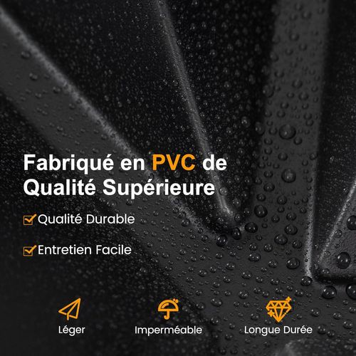 Lot De 20 Panneaux Muraux 3d, Décoration Murale Intérieure En Pvc Décoratifs,50 X 50 Cm (5 ㎡,noir)