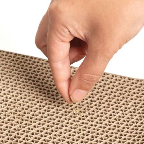 Griffoir Pour Chat - Catit - Avec Herbe à Chat - Forme Ondulée - Motifs Léopard