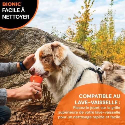 Jouet Pour Chien - Os - Taille Medium 12 Cm - Caoutchouc Ultra Résistant - Sans Plomb, Bpa Ni Phtal