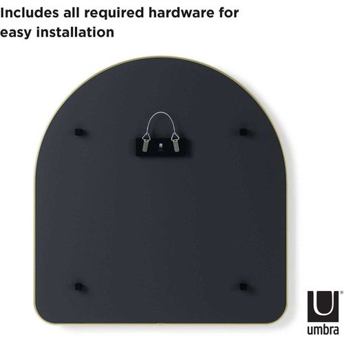 Miroir Mural Cintré 91 Cm Hubba