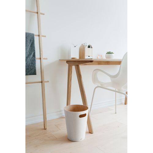 Corbeille En Bois Avec Poignées De Transport Bois Clair