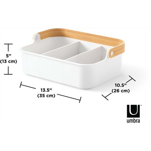 Bac De Rangement Avec Poignée Empilable Bellwood 35 X 26 X 13 Cm