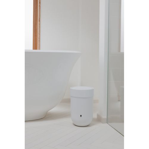 Poubelle Touch Pour Salle De Bain Blanc
