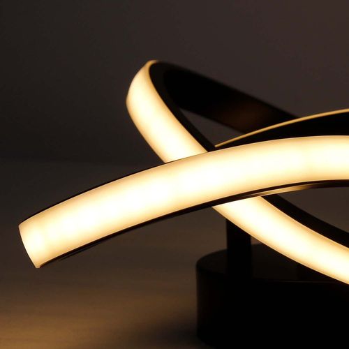 Plafonnier LED Salon 3 Lames Entrelacées 25/40cm Moderne Pour Chambre Couloir