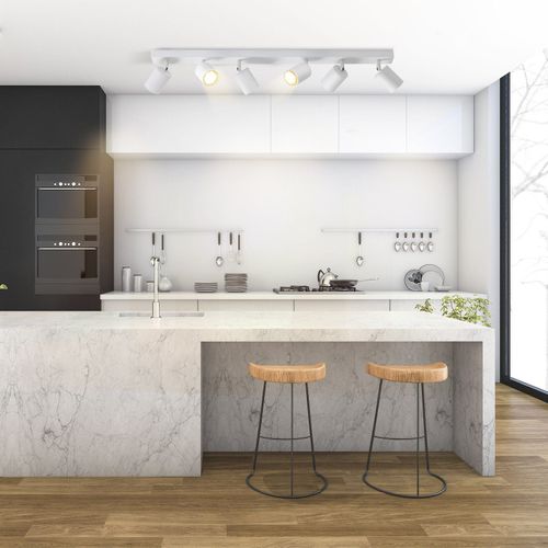 Spot Moderne Blanc -gu10 350° Swivel Chambre à coucher