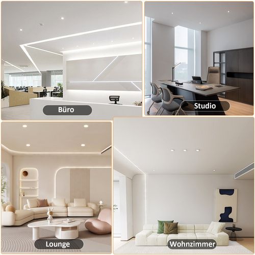 Spot Encastré LED 6 Avec Douille Gu10 30° Spot LED Halogène Argenté