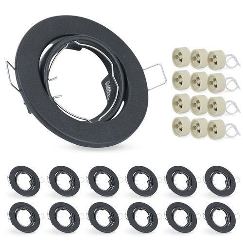 Spot à Encastrer LED 12 Avec Douille Gu10 30° Spot LED Halogène