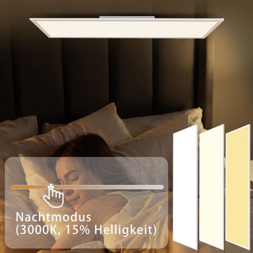 Panneau LED 120x30 Dimmable Avec Télécommande 40w
