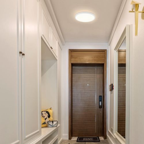 Plafonnier LED Plafonnier Cuisine 15w Lampe De Salle De Bain Plate 4000k Ip44