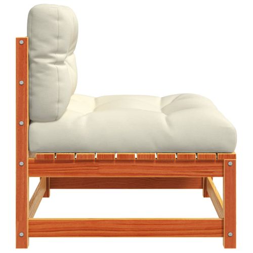 Canapés De Jardin Sans Accoudoirs Coussins 2pcs Bois Massif Pin