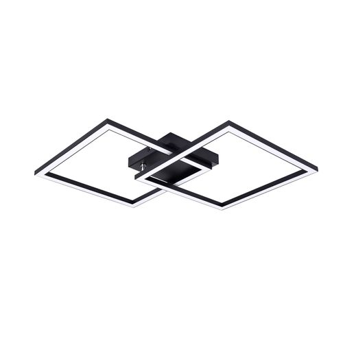 Plafonnier LED Salon Angulaire 24w 3000k Blanc Chaud Moderne Éclairage De Plafond