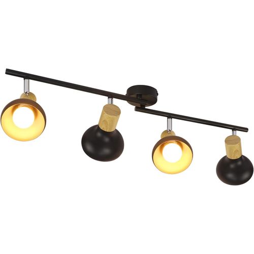 Spot De Plafond 4 Flammes Industrial E14 Plafonnier Pour Cage D'escalier Chambre à Coucher