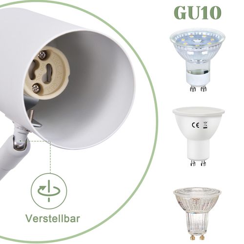 Applique Murale Intérieure Noire - Gu10 Orientable Applique Vintage Pour Salon Couloir