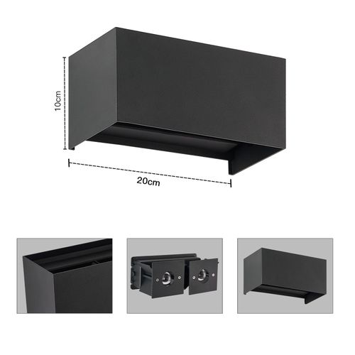 Applique Intérieure LED Applique Murale - Blanc Chaud G9 Applique Murale Extérieure Ip65