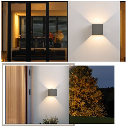 Applique Murale LED Spots Muraux D'extérieur 5w Blanc Chaud Cage D'escalier
