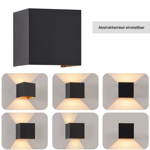 Applique Murale LED Intérieur Applique Murale 5w Ip65 Extérieur Blanc Chaud Mur Couloir