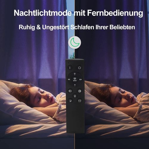 Panneau LED Whonzimmer 120cm Avec Variateur Et Télécommande