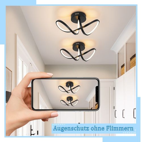 Plafonnier LED Salon Moderne 12w Lampe De Chambre 3000k Intérieur Couloir Cuisine