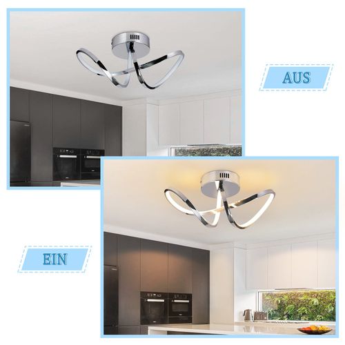Plafonnier LED Salon Moderne 12w Lampe De Chambre 3000k Intérieur Couloir Cuisine