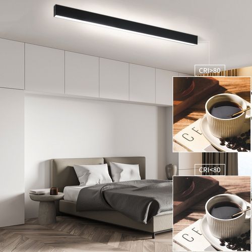 Plafonnier Whonzimmer Moderne Dimmable Lampe De Bureau Plafond Avec Télécommande