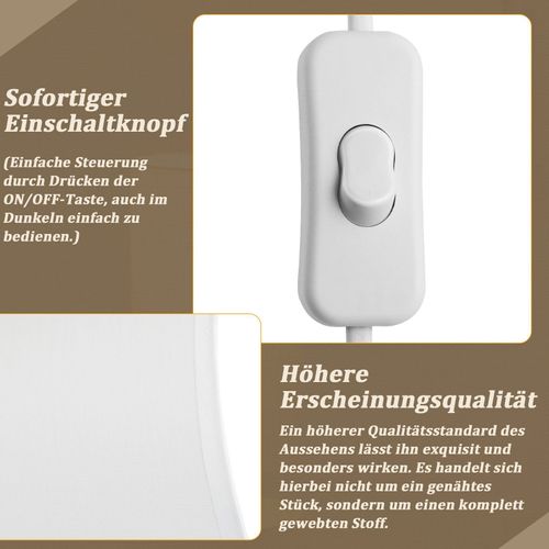 Lampe De Table LED 2x En Bois - Lampe de chevet E27 Chambre