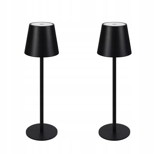 Lampe De Table Sans Fil - Lampe De Chevet Noir Ip54 Lampe De Salon