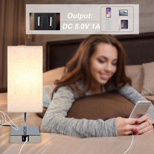 Lampe De Chevet Touch Dimmable Rétro Veilleuse E27